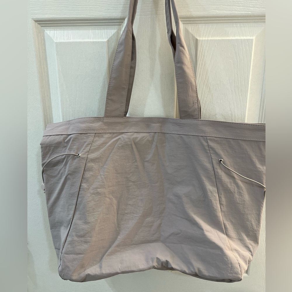 Lavender athletic tote bag